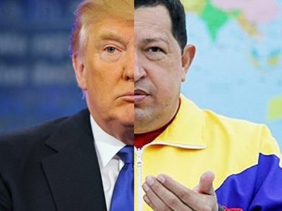 Chávez & Trump (un injerto mitad Chávez y mitad Trump).